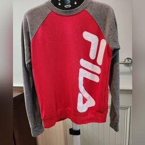Woman's FILA sweatshirt Medium.
